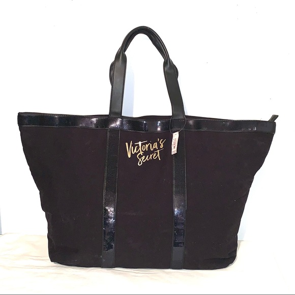 VICTORIA’s SECRET X-Large Sequins Tote Bag - Picture 2 of 13